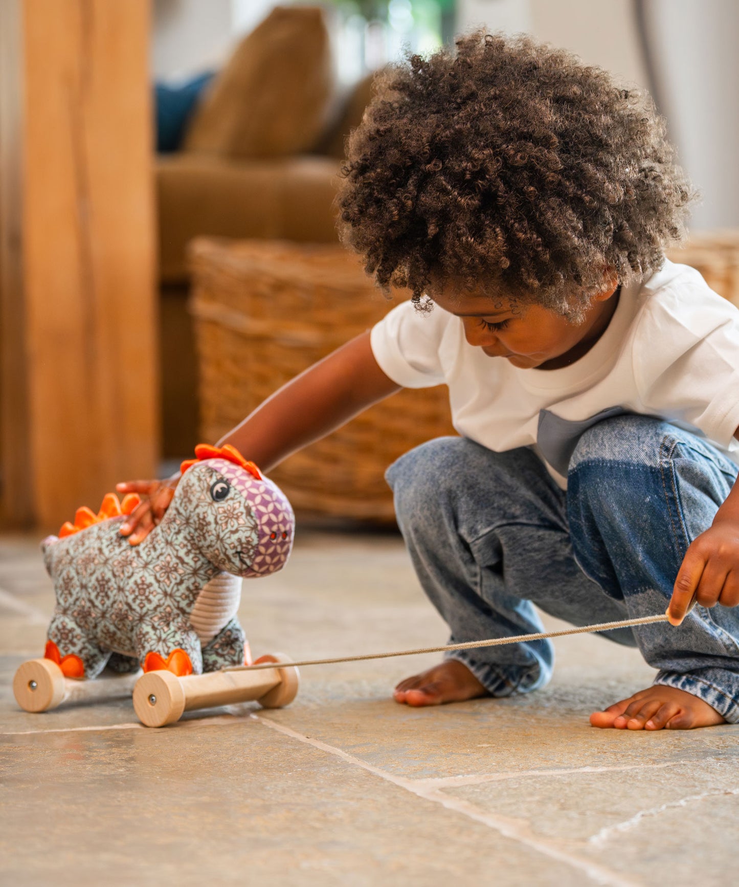 Digley Pull Along Dinosaur for 6 months old