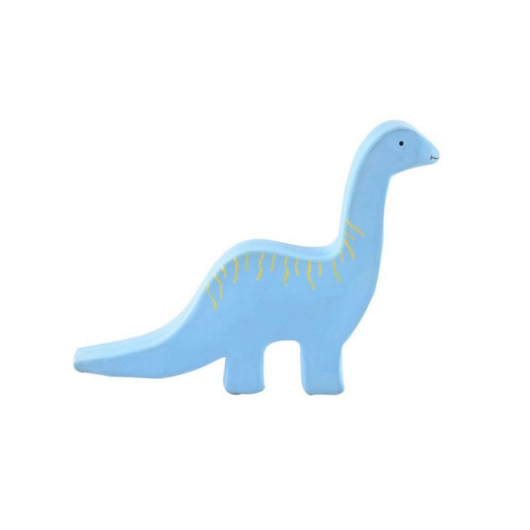 Baby Brachiosauras Dinosaur Natural Rubber Toy & Teether for 1 year old