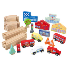 Emergency Services Road Track Vehicle Play Set for 3 years old