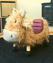 Hubert Ride On Highland Cow by Little Bird Told Me