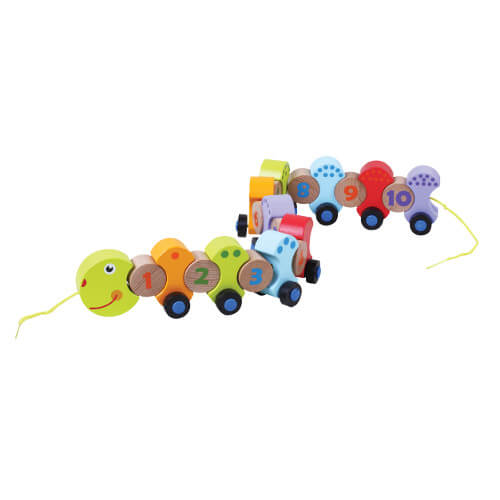 Pull Along Caterpillar Jumini