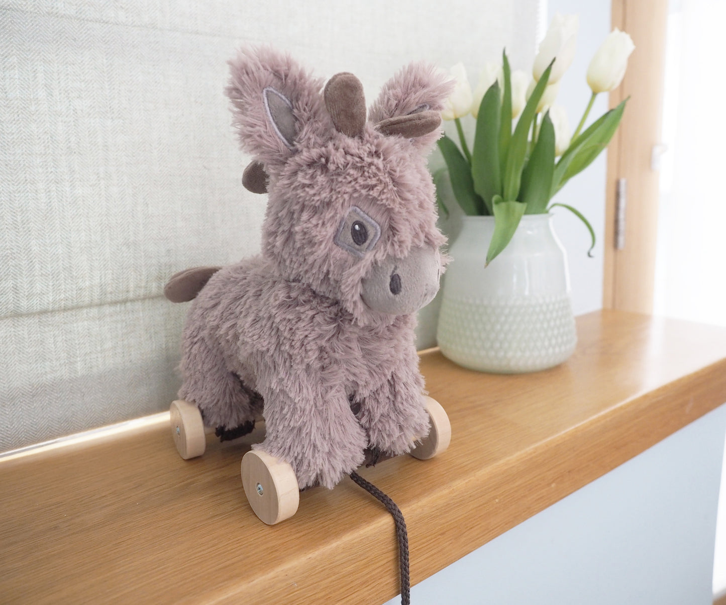 Norbert Pull Along Donkey for 6 months old