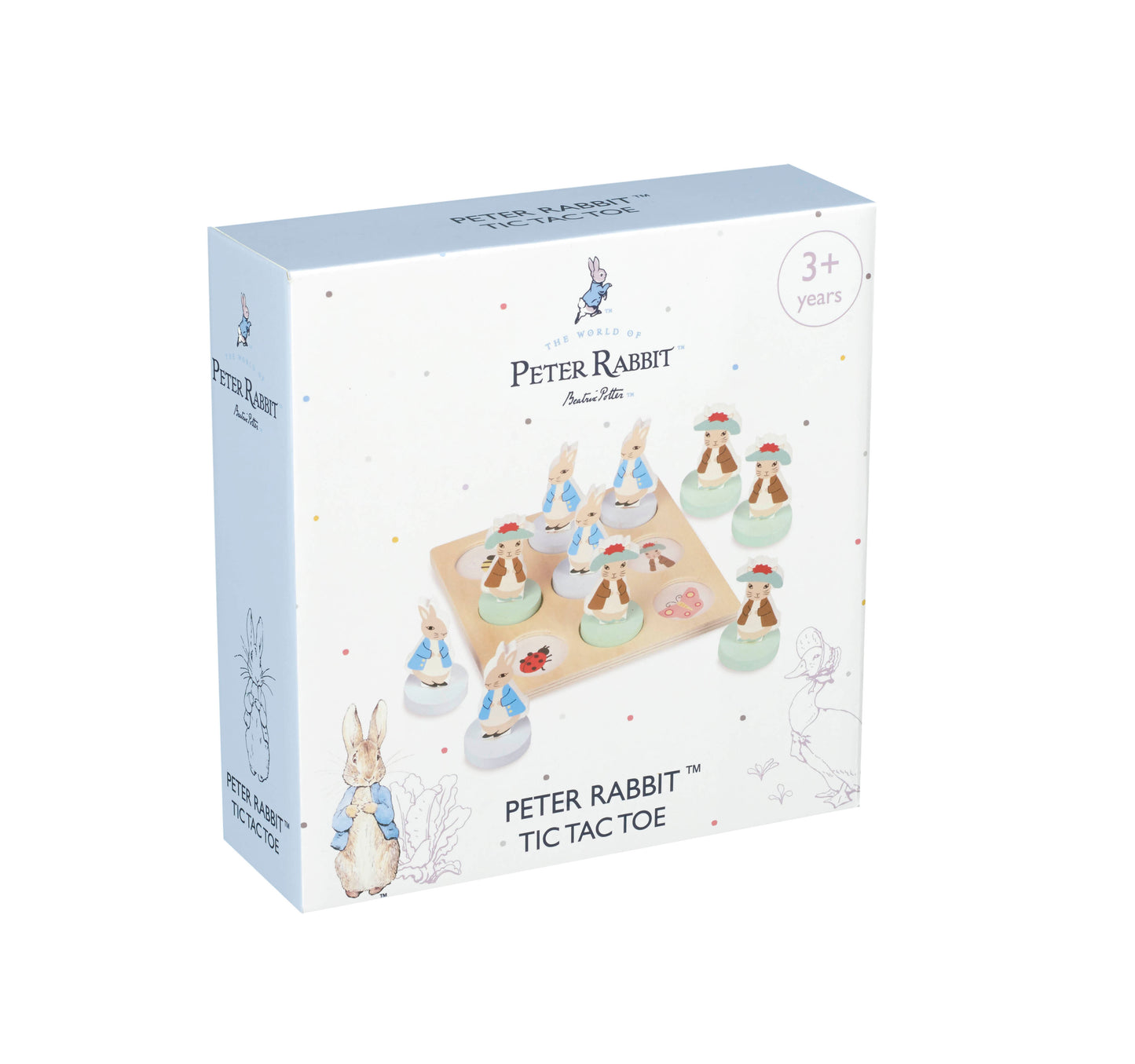 Peter Rabbit™ Tic Tac Toe wooden game for 3 years old