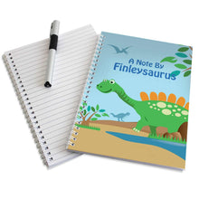 Personalised Dinosaur A5 Notebook for Children