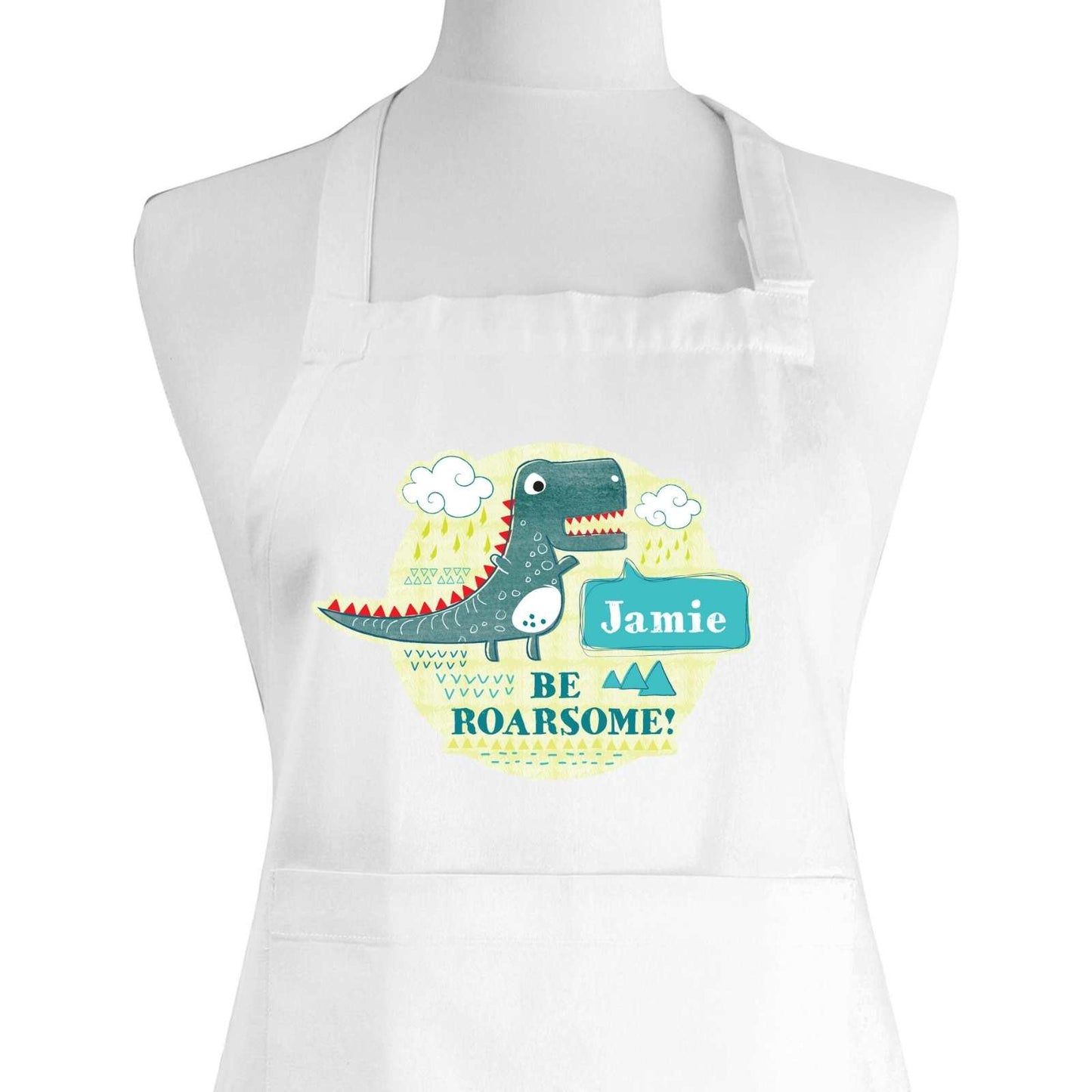Personalised Dinosaur Children's Apron