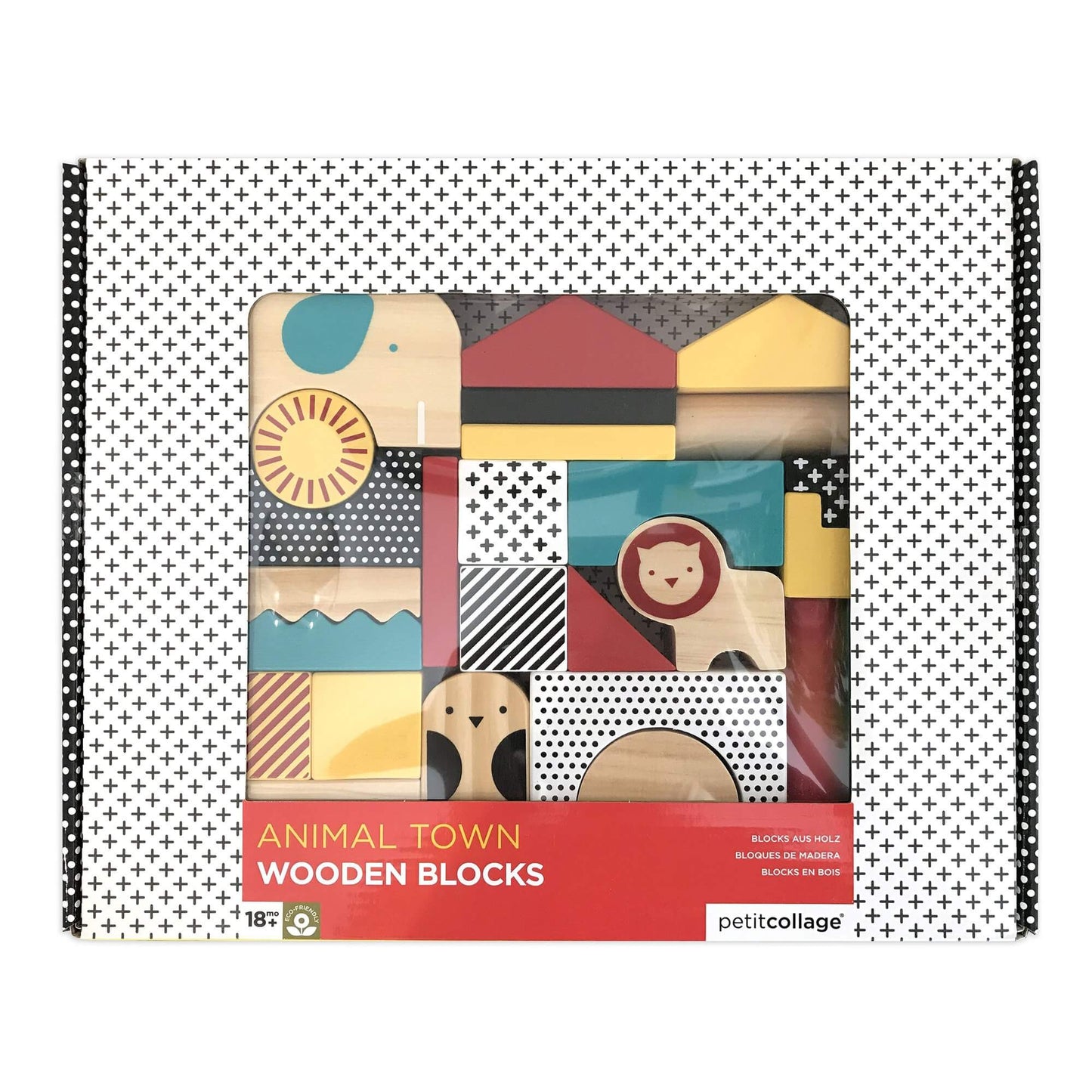 Animal Town Wooden Blocks for 18 months old