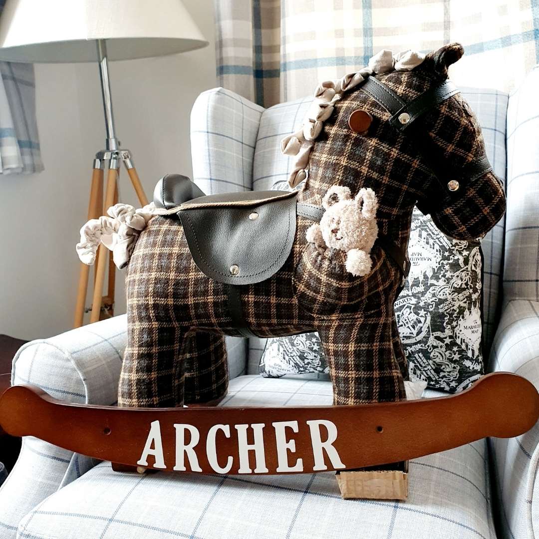Rufus and Ted Rocking Horse (9m+) by Little Bird Told Me