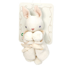 Baby Threads Cream Bunny Comforter - GOTS organic cotton - from birth