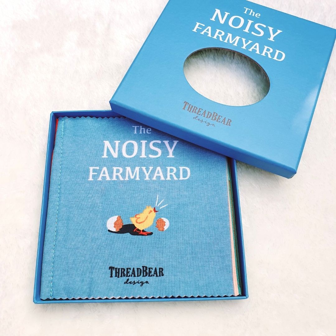 The Noisy Farmyard Rag Book in Gift Box
