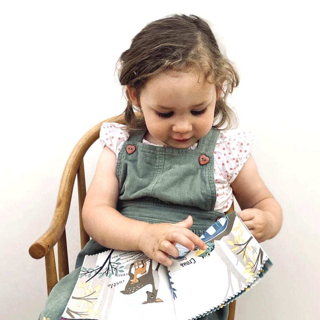 The Woodland Hush Rag Book in Gift Box