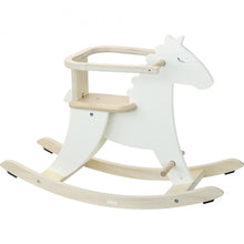 Wooden Hudada Rocking Horse - White