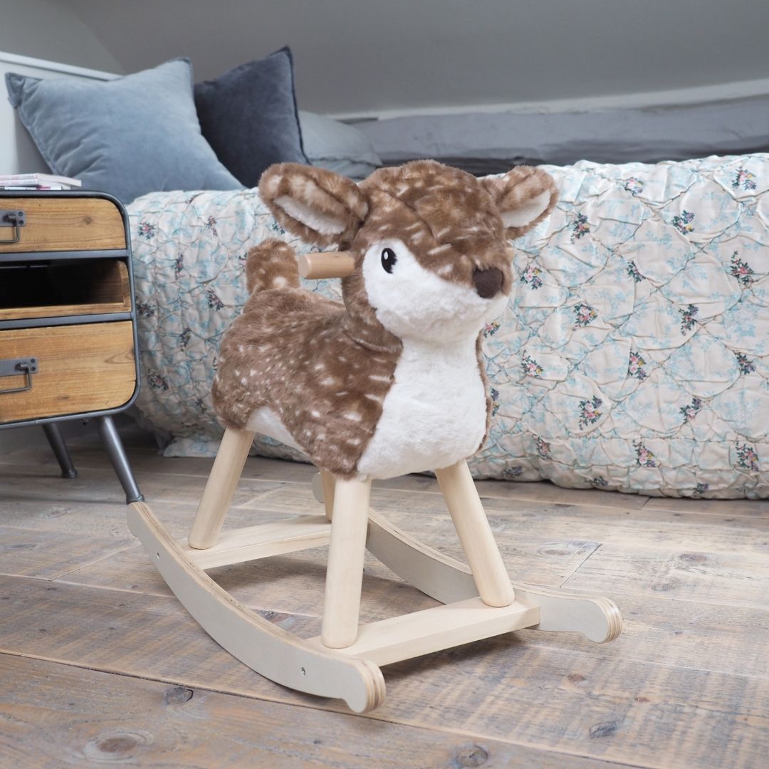 Willow Rocking Deer Animal for 9 Months Old by Little Bird Told Me