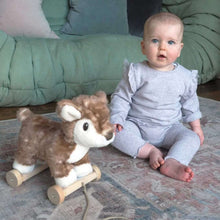 Willow Deer Pull Along Donkey for 6 months old