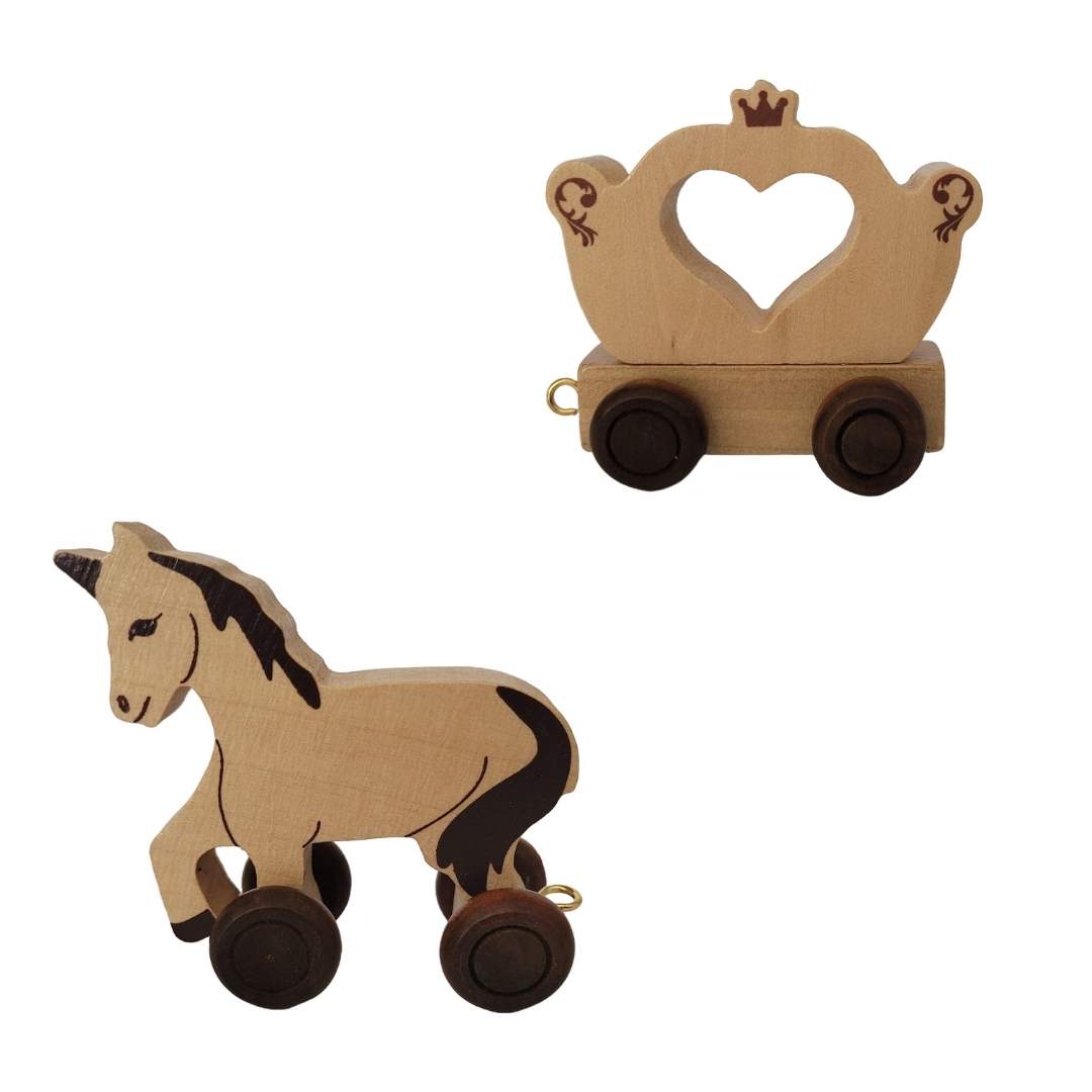 Wooden Train Letters & Engine Sets