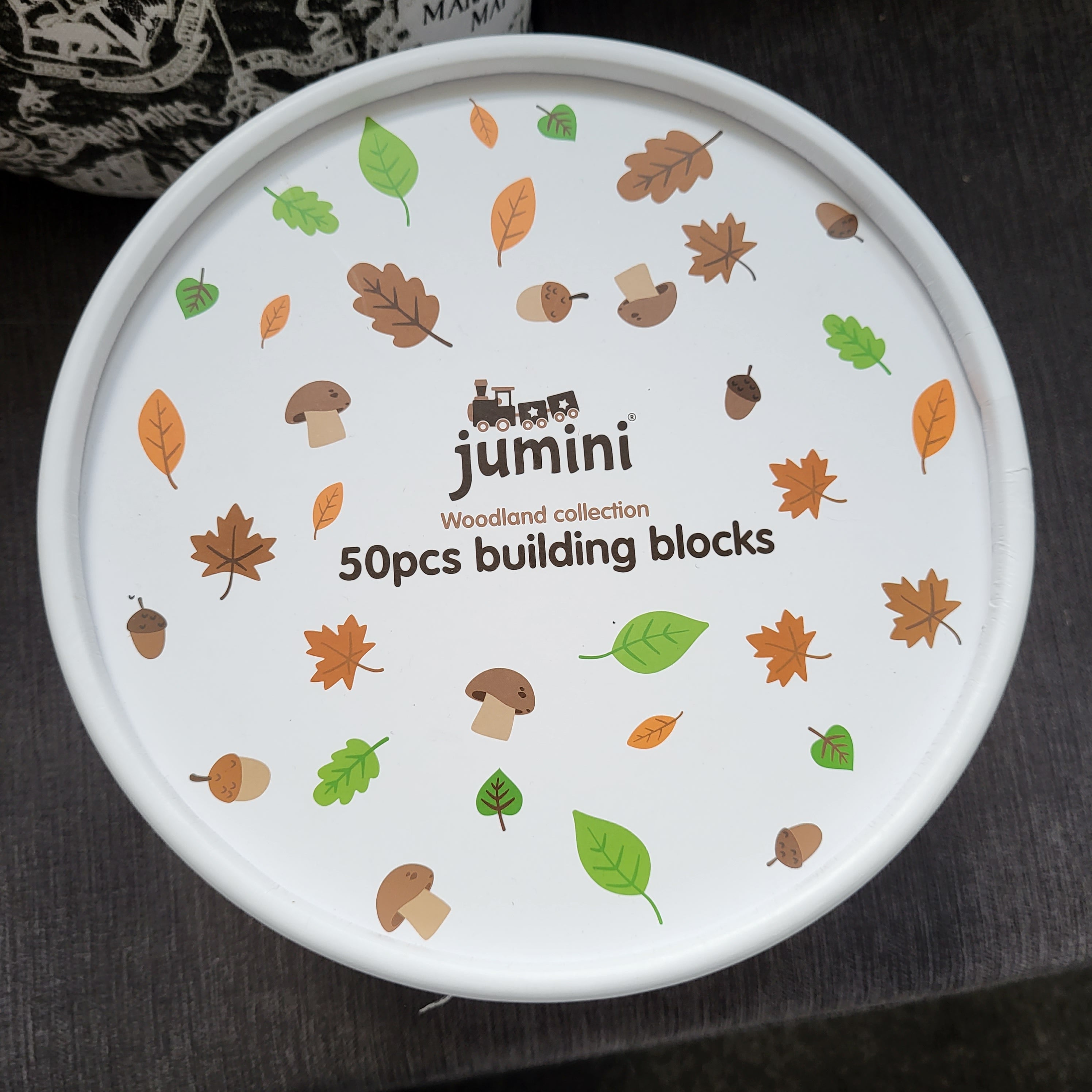 Woodland 50pcs Wooden Building Block Set for 1 year old