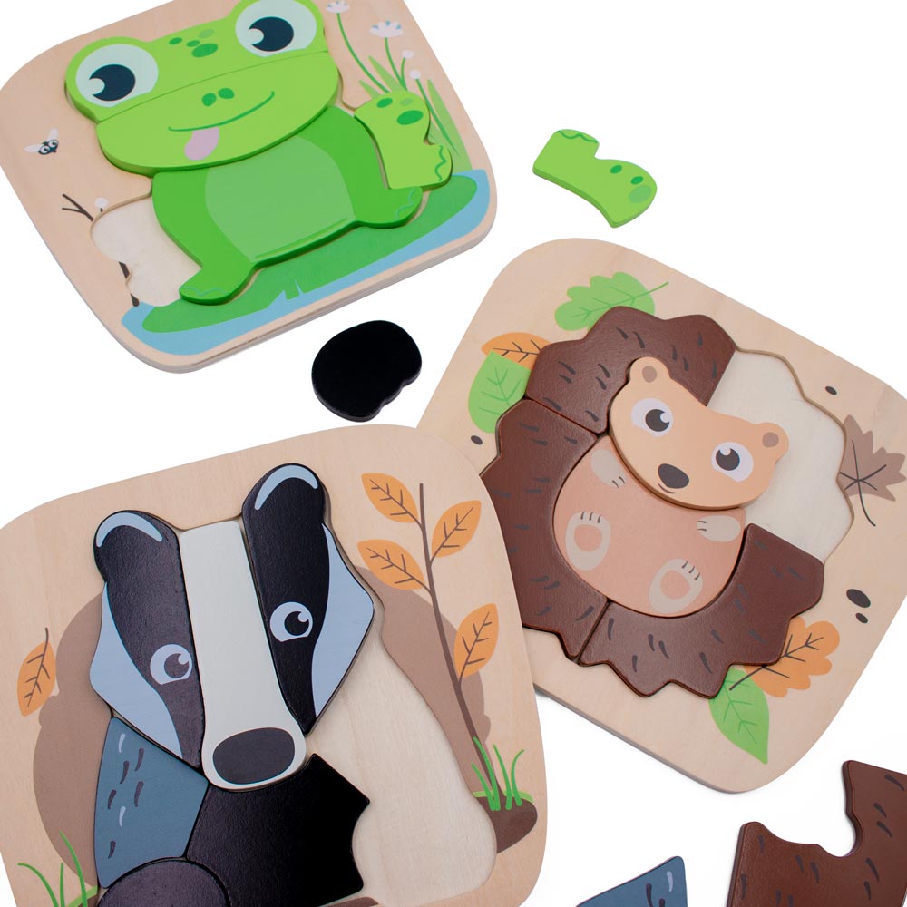 Woodland Hedgehog Raised Puzzle