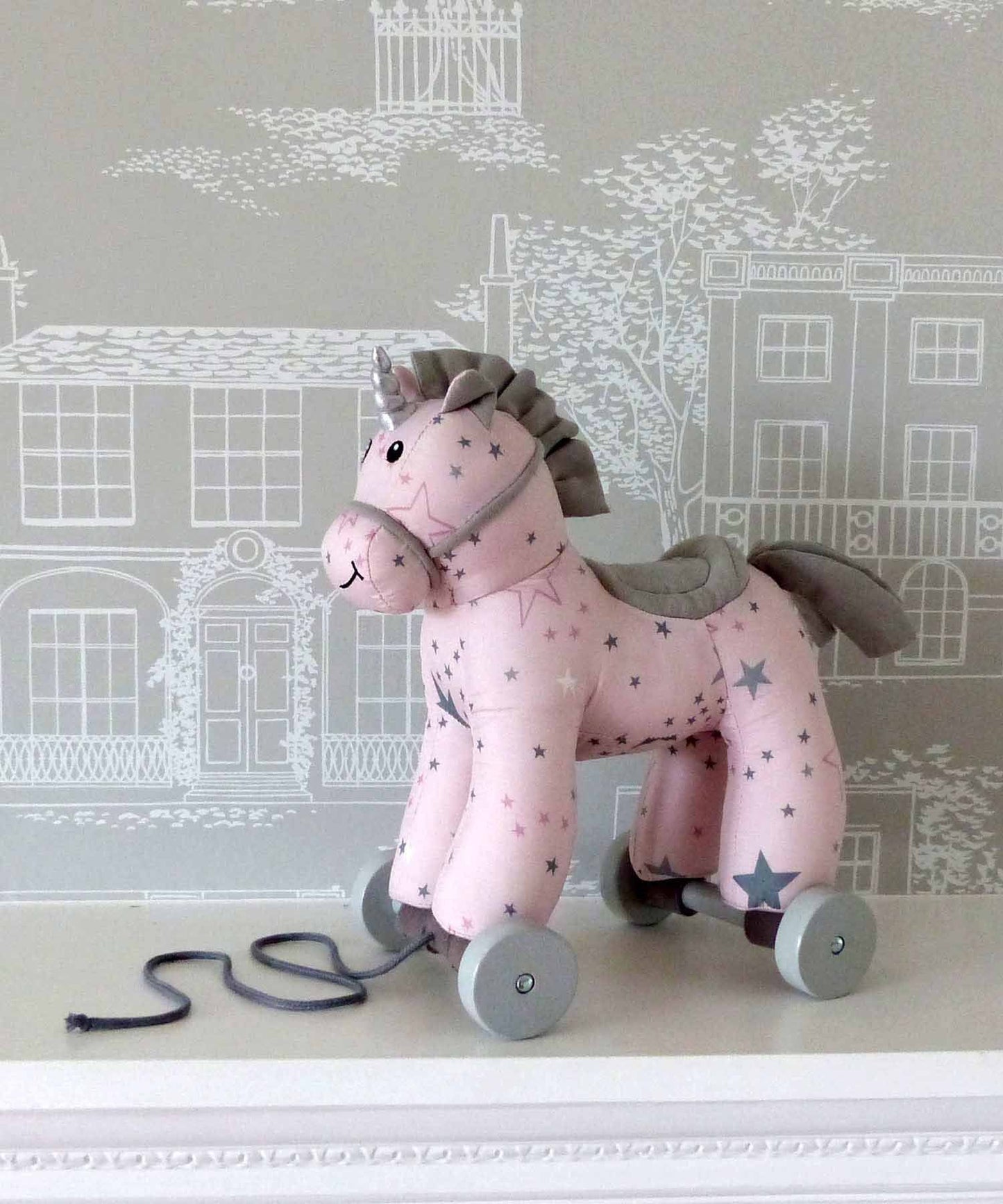 Baby Toys - Celeste Unicorn Pull Along By Little Bird Told Me
