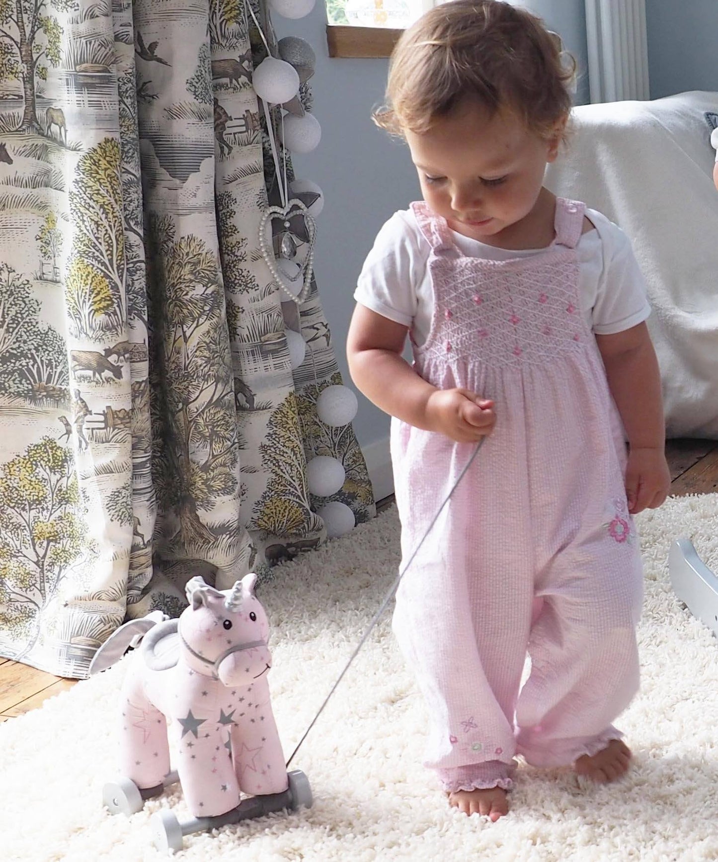 Baby Toys - Celeste Unicorn Pull Along By Little Bird Told Me