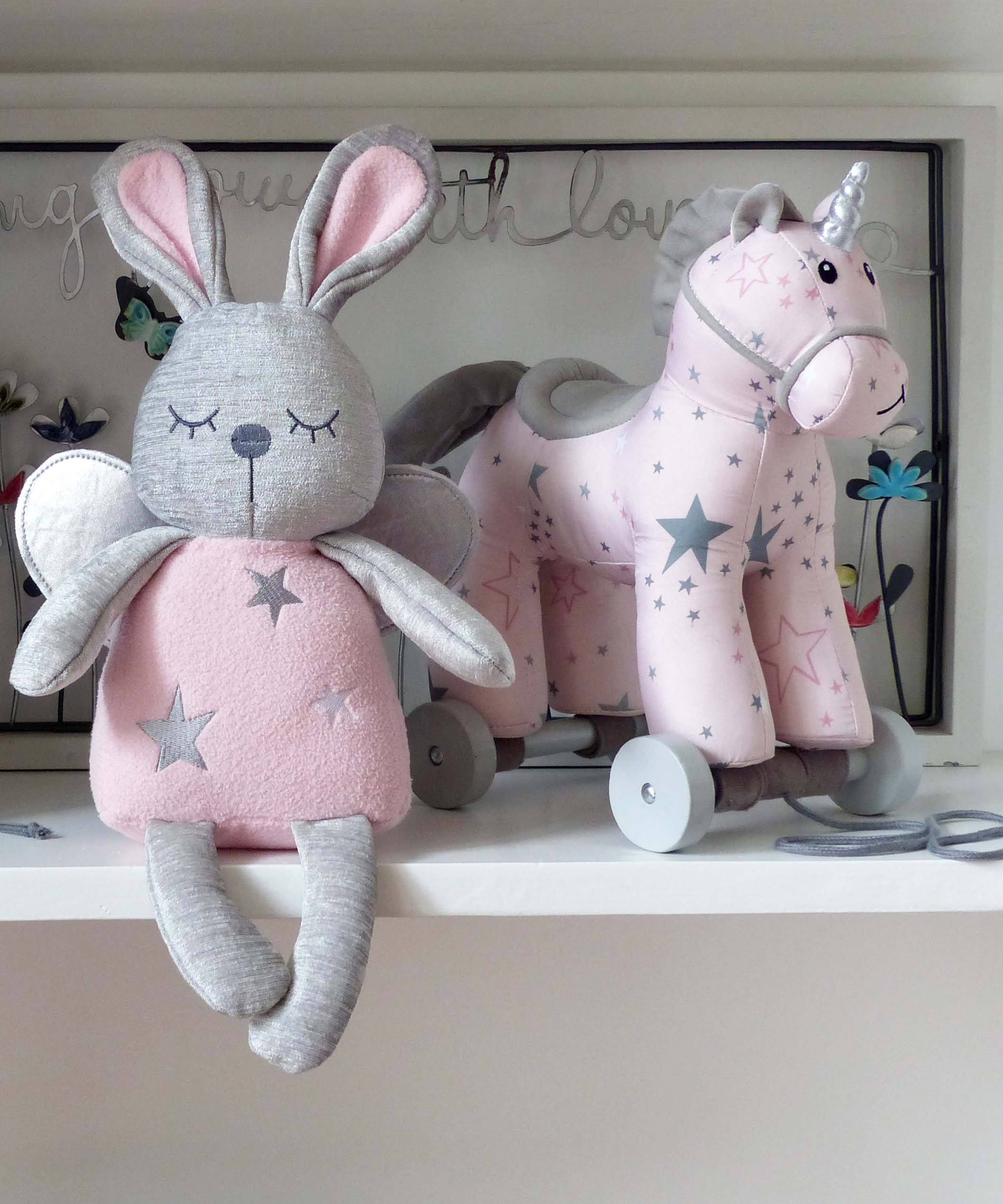 Baby Toys - Celeste Unicorn Pull Along By Little Bird Told Me