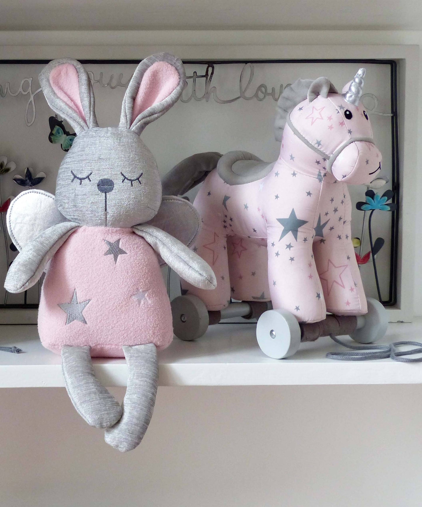 Baby Toys - Celeste Unicorn Pull Along By Little Bird Told Me