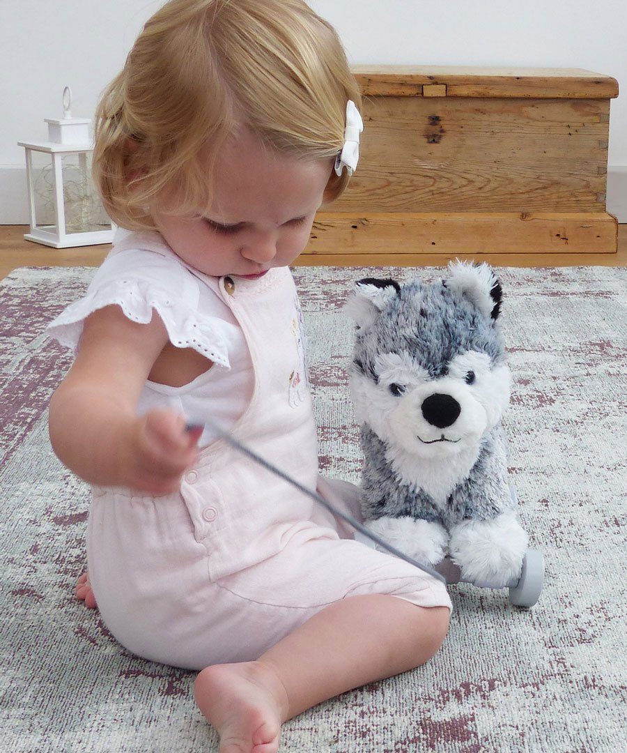 Mishka Dog Soft Pull Along by Little Bird Told Me