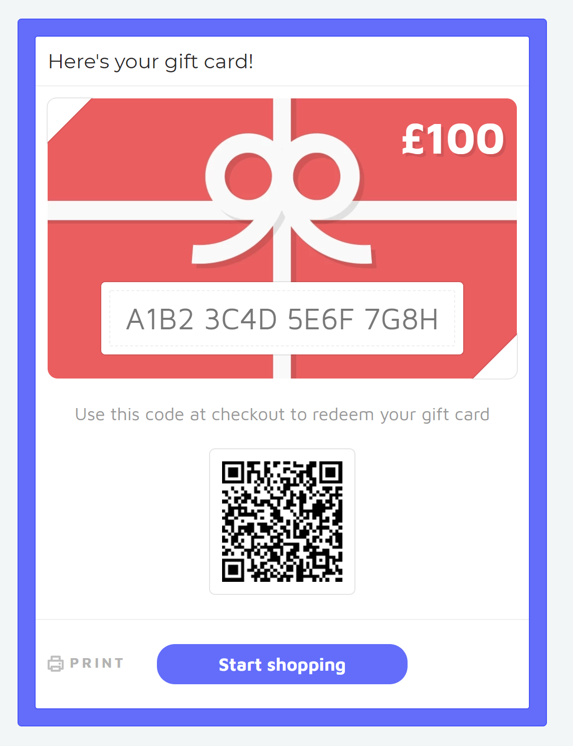 The Rocking Horse Gift Cards