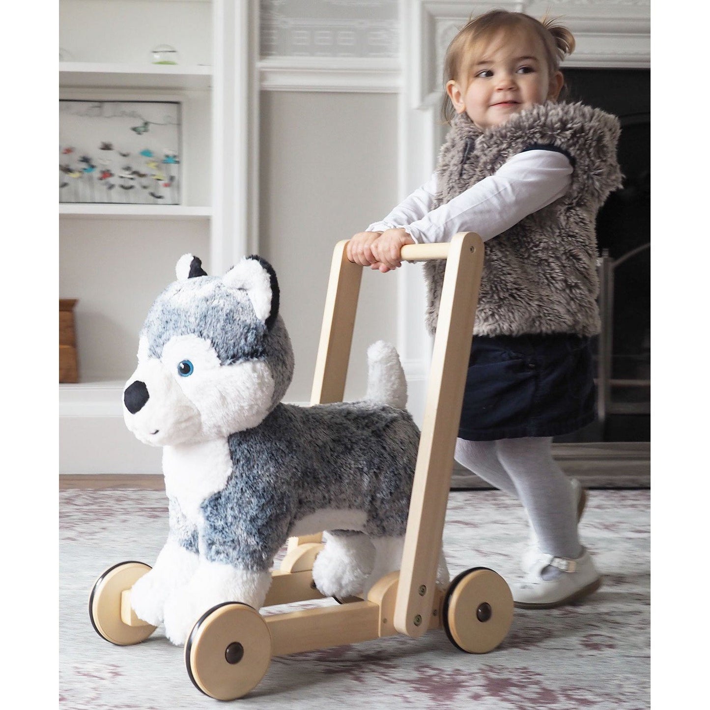 Push Along - Mishka Dog Walker & Ride-On By Little Bird Told Me