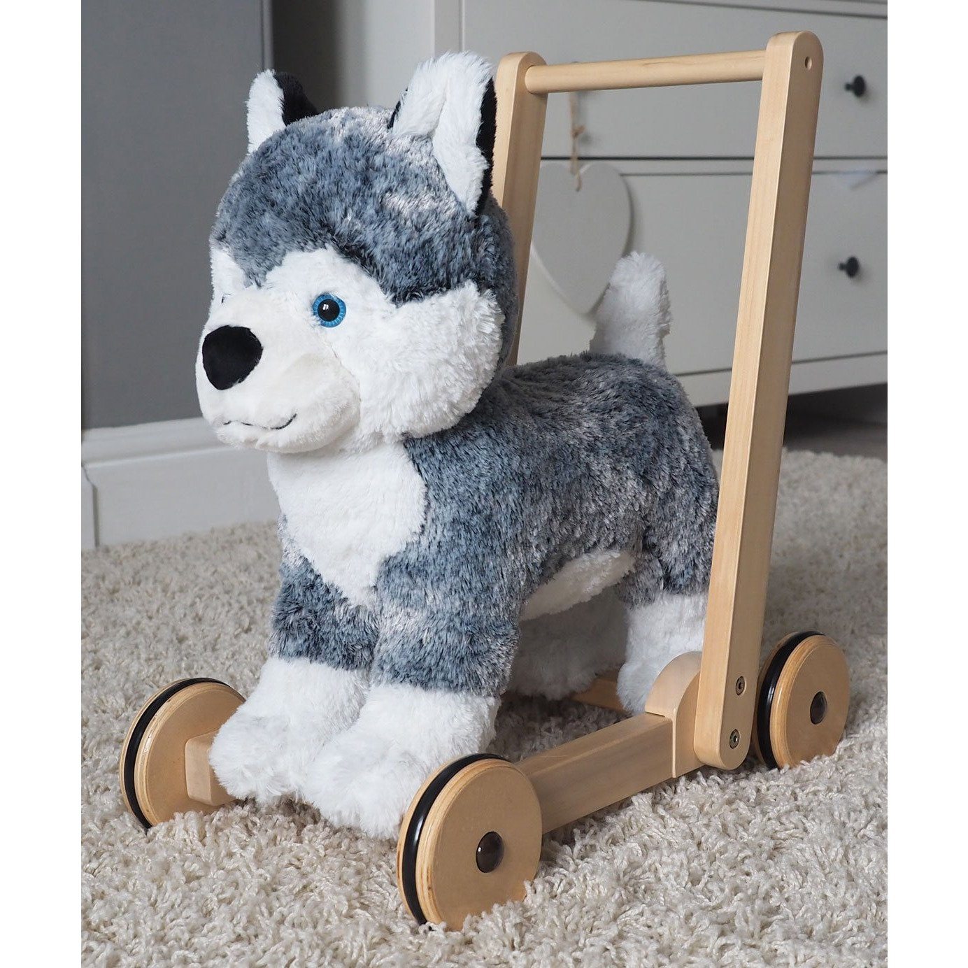 Push Along - Mishka Dog Walker & Ride-On By Little Bird Told Me