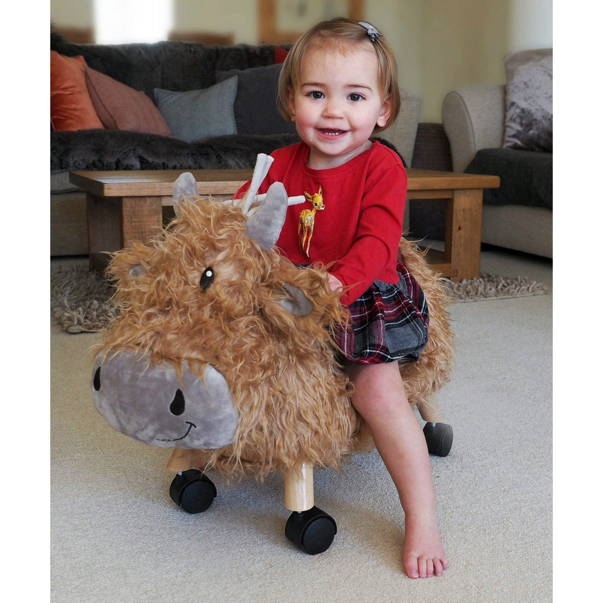 Cow rocking horse online