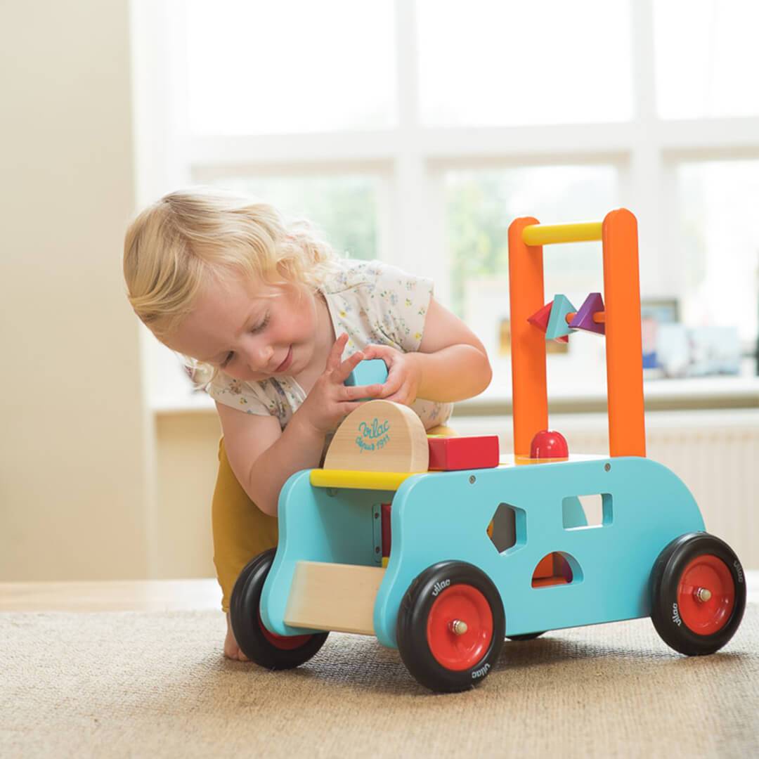 VILAC 3 IN 1 Push Along Trolley Walker Ride-On