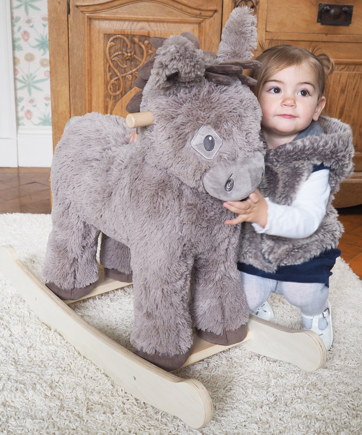 Rocking Animals - Norbert Rocking Donkey (12m+) By Little Bird Told Me