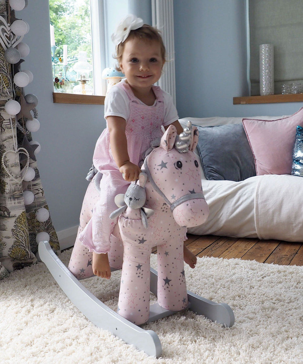 Personalised wooden rocking horse top