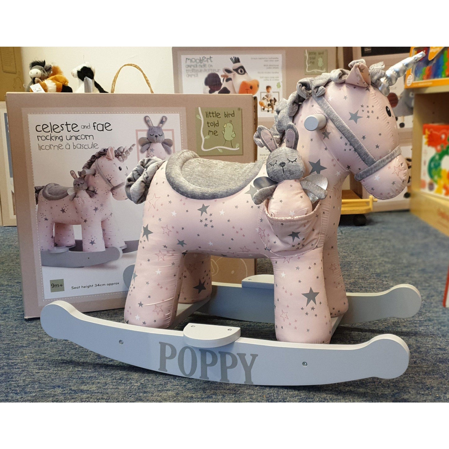Rocking Horse - Celeste & Fae Rocking Unicorn (9 Months +) By Little Bird Told Me