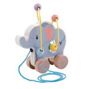 Rolling Bead Coaster Pull Along – Elephant