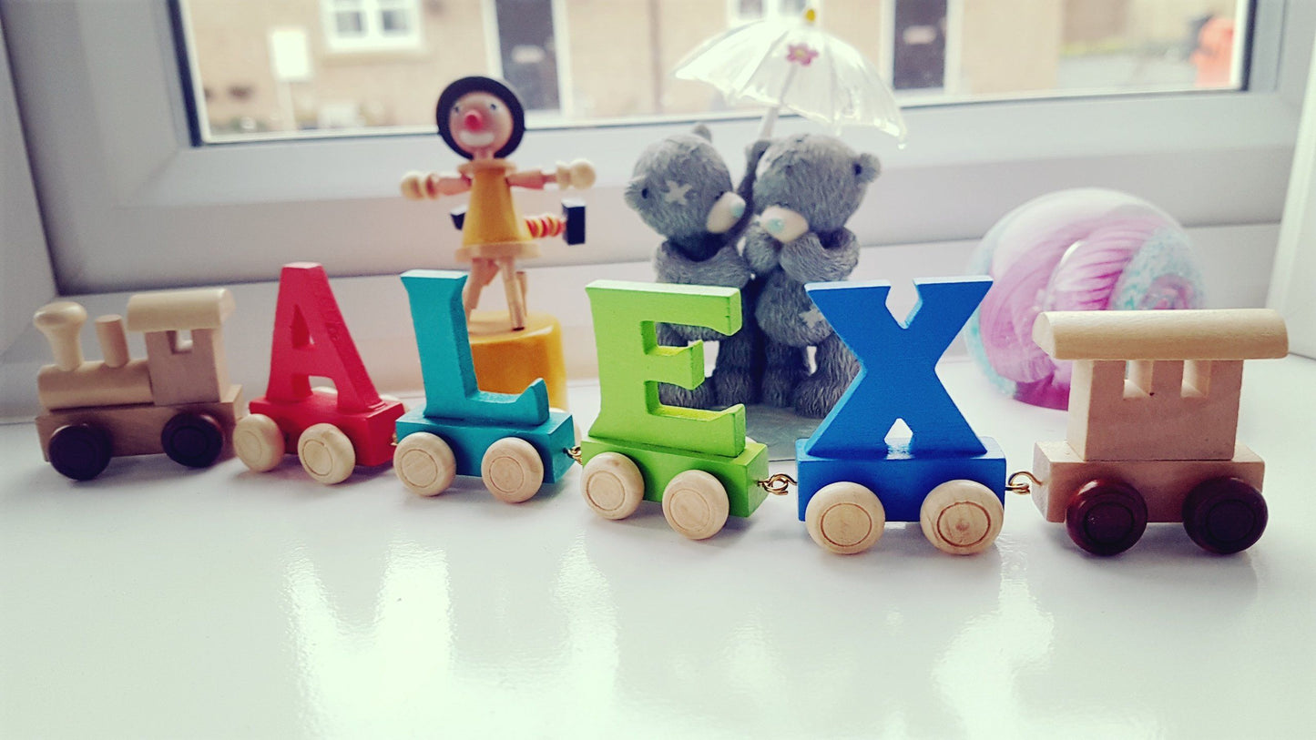 Train Names - Coloured Train Letters & Engine Sets