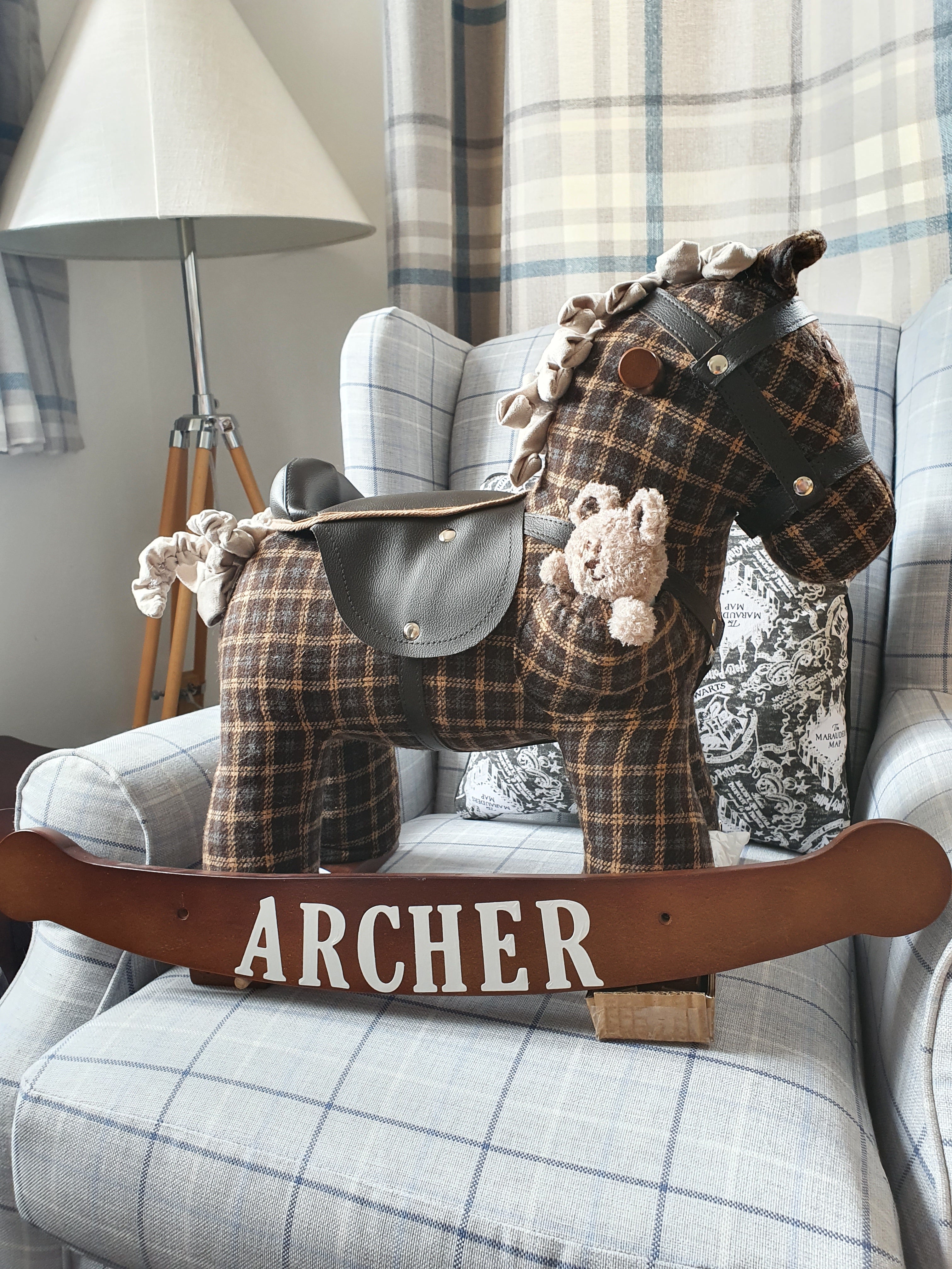 LBTM Rocking Horse Name Stickers for Personalisation