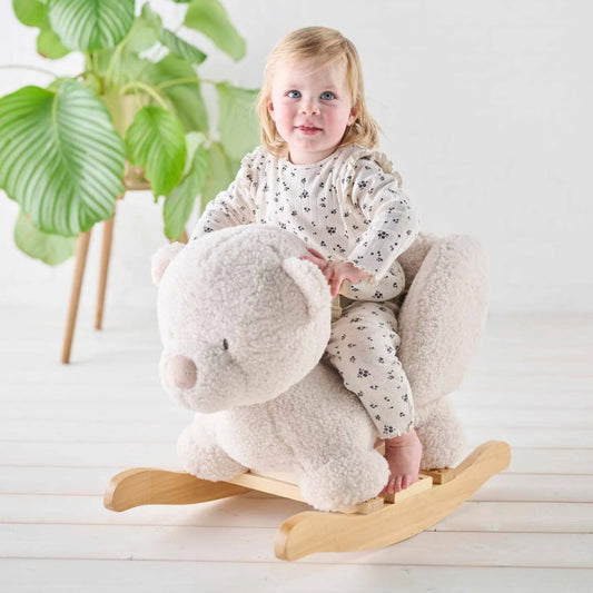 Nattou Rocking Toy Bear TEDDY - Bear Ecru