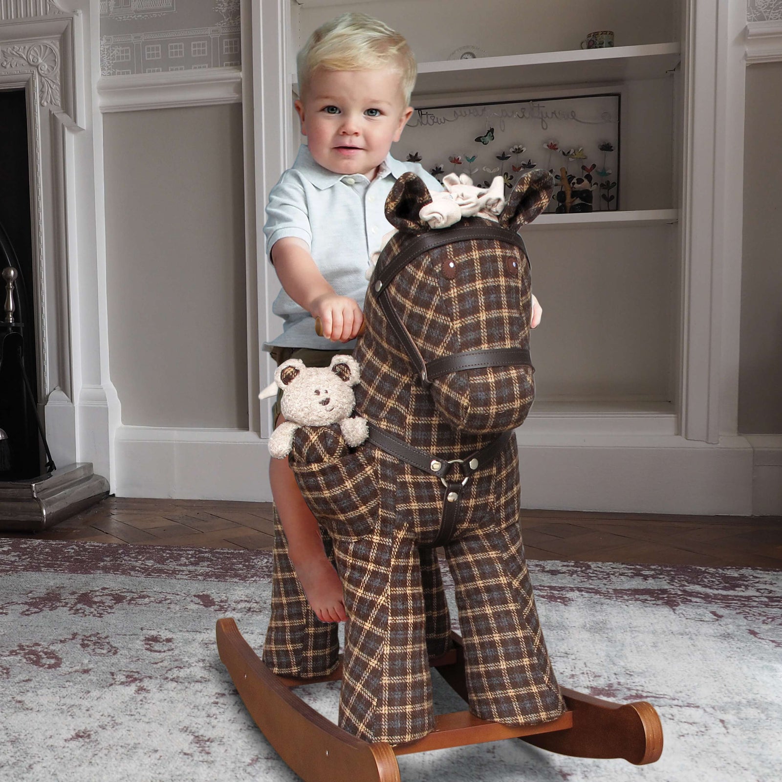 Rufus and Ted Rocking Horse (12m+) by Little Bird Told Me