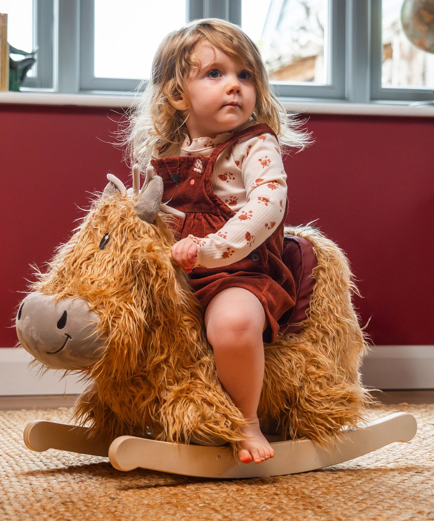 Hubert Rocking Highland Cow Animal for 9 months old