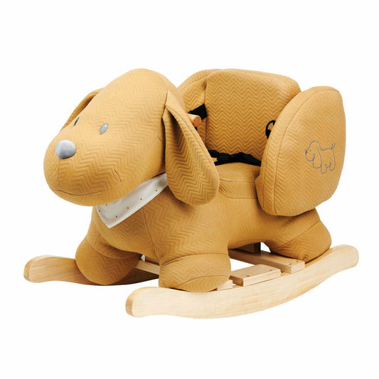 Nattou 'Charlie the Dog' Rocker - Caramel