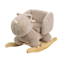 Nattou Taupe Rhino Teddy Rocking Animal