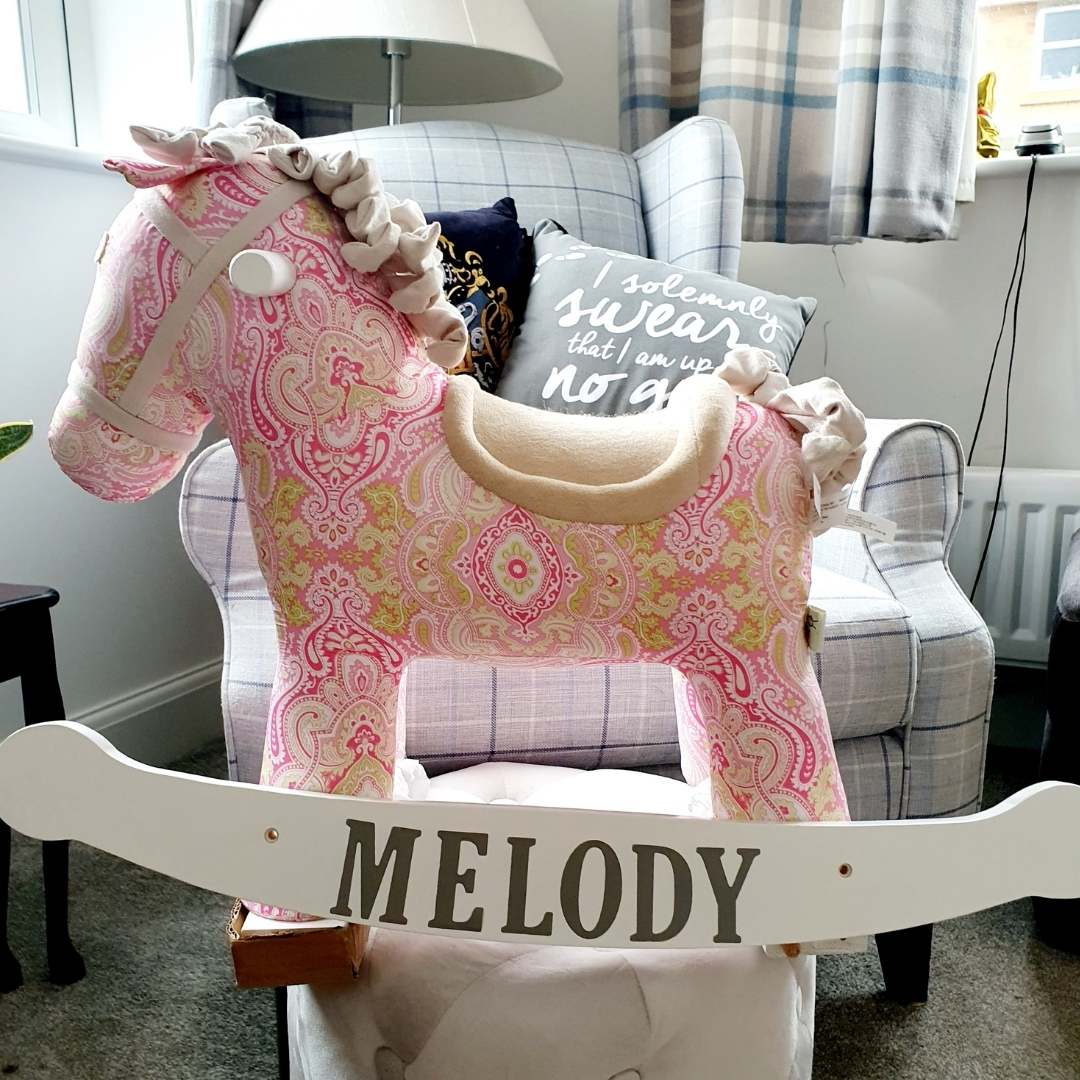 LBTM Rocking Horse Name Stickers for Personalisation