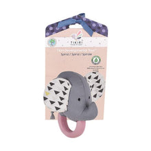 Elephant Rattle with Natural Rubber Teether from birth