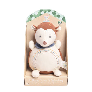 Tikiri Ethan the Hedgehog Plush Activity Toy for newborn
