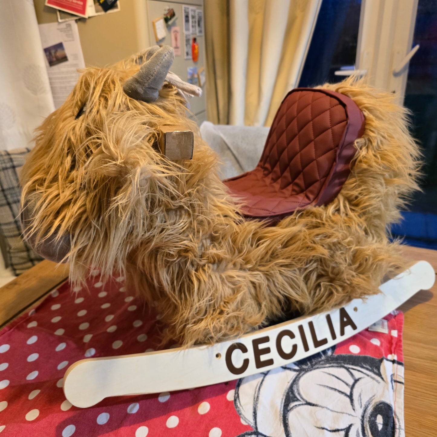 Hubert Rocking Highland Cow Animal for 9 months old