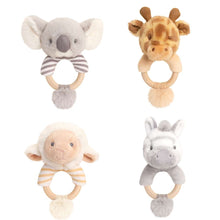 Eco-Friendly Baby Ring Rattle Zebra - Recycled Plastic