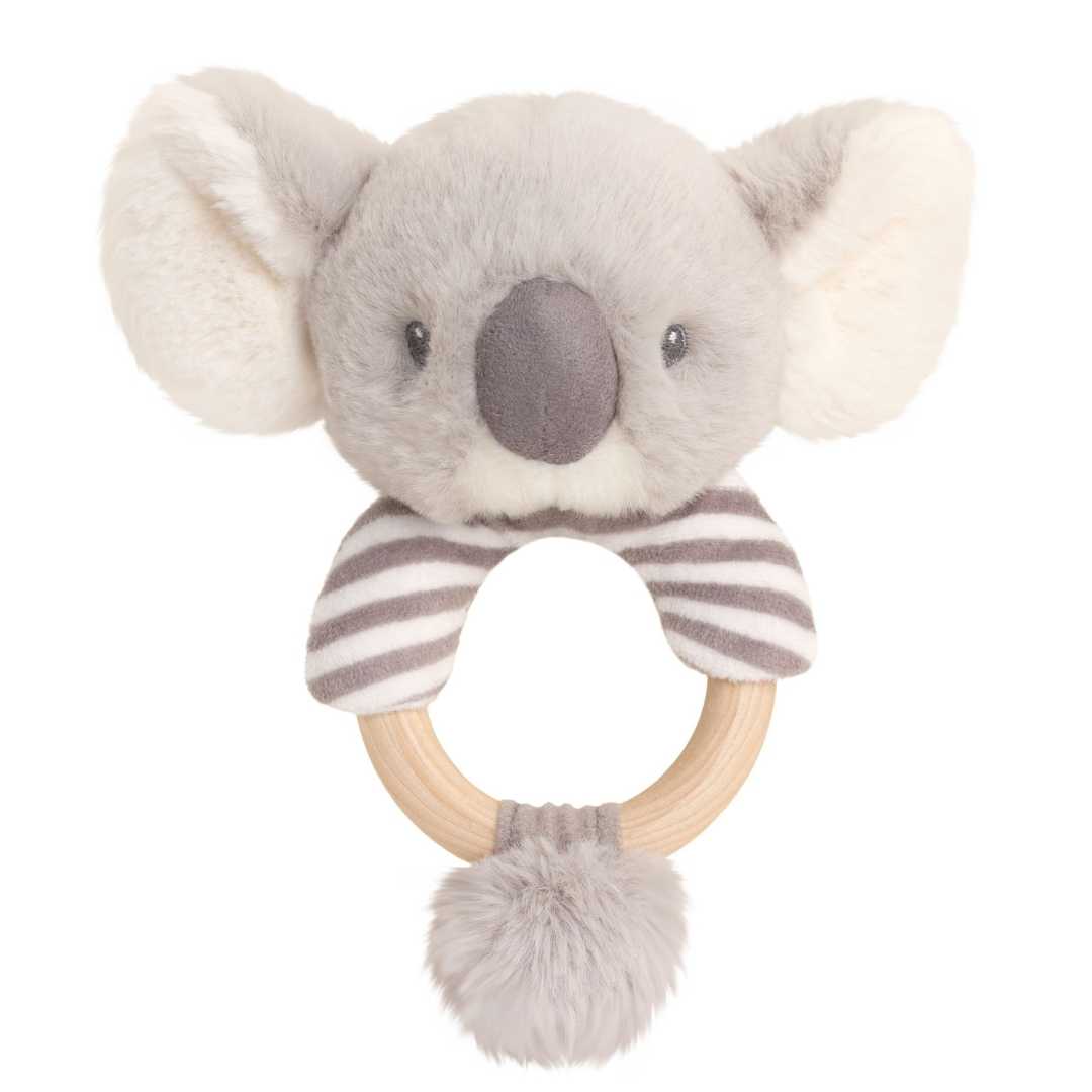 Eco-Friendly Baby Ring Rattle Koala- Recycled Plastic