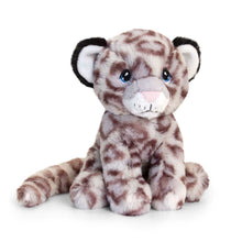 Eco-friendly Snow Leopard Soft Cuddly Toy 18m Recycled Plastic