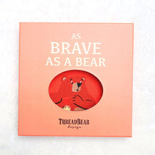 As Brave as a Bear Rag Book in Gift Box