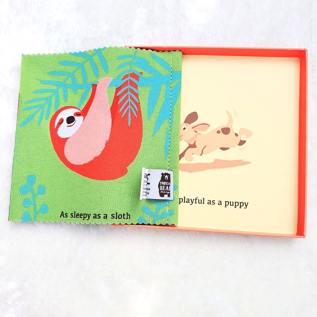 As Brave as a Bear Rag Book in Gift Box